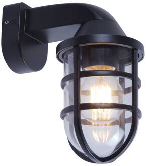Cap buitenwandlamp, zwart, hoogte 21,5 cm