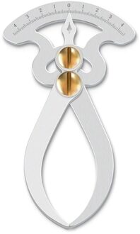 Cap Gauge Hoek Gradenboog Aluminium Meten Heerser Carpenter Meetinstrumenten Meting Gereedschap Liniaal Voor Timmerlieden Houtbewerking Metric scale