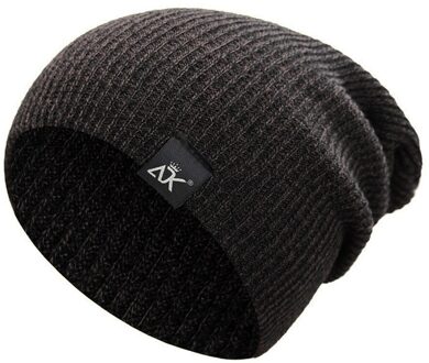 Cap Hip-Hop Acryl Vezels Breien Warm Houden Winter Bont Bal Cap Lichtgewicht zachte Unisex Cap zwart