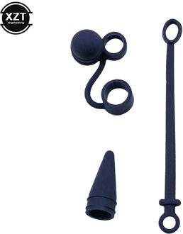 Cap Houder/Nib Cover/Kabel Adapter Tether Voor Apple Potlood voor iPad Pro Potlood 180208 Blauw