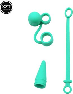 Cap Houder/Nib Cover/Kabel Adapter Tether Voor Apple Potlood voor iPad Pro Potlood 180208 groen