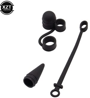 Cap Houder/Nib Cover/Kabel Adapter Tether Voor Apple Potlood voor iPad Pro Potlood 180208 zwart
