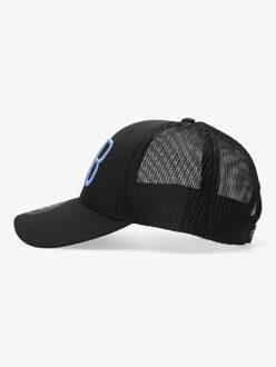 Cap trucker jet cornflower blue logo - maat One size Zwart