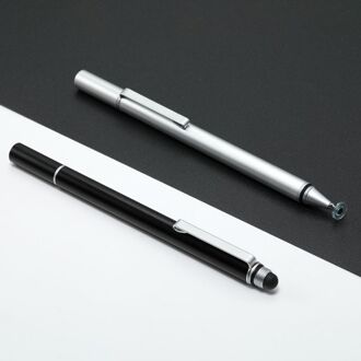 Capacitieve Touchscreen Tekening Stylus Pen Hoed Draagbare Clip Voor Telefoon Tablet Roze