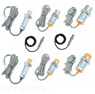 Capacitive Proximity Sensor Switch Detect Plastic Metal Sensor 6-36V 220V AC NPN PNP NO NC 2mm 5mm 8mm 10mm Detect Distance