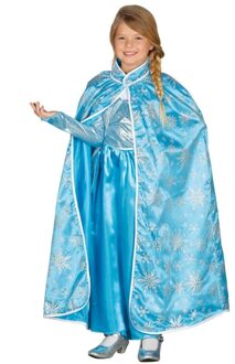 Cape ijsprinses Frozen Blauw