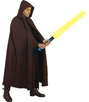 Cape voor carnaval/halloween - bruin - verkleedkleding - voor volwassenen - krijger