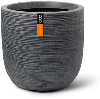 Capi 100% Waste Bloempot Ø 35 cm - Terrazzo grijs