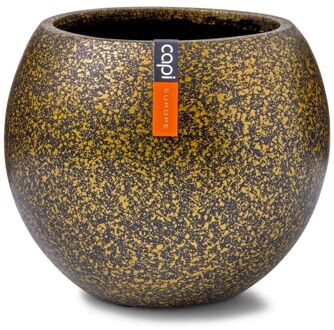 Capi Europe Vaas bol Terrazzo Gold - 22x18 - Goud