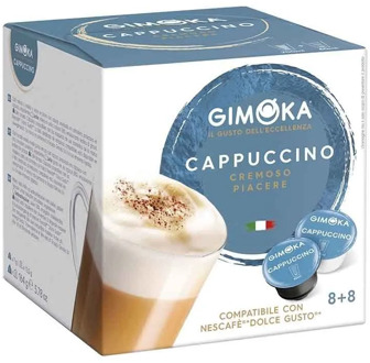 Cappuccino Gimoka®, Dolce Gusto®Compatible 16 capsules for 8 services