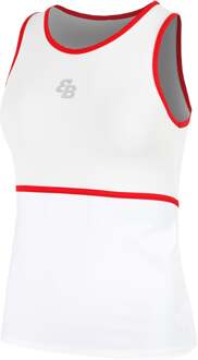 Capri Tanktop Dames-Wit,Rood - S,M,L,XL