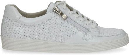 Caprice Witte Leren Sneakers voor Vrouwen Caprice , White , Dames - 37 Eu,36 EU