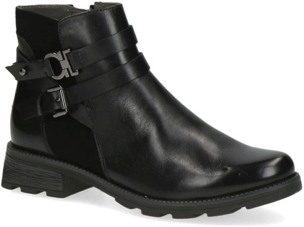 Caprice Zwarte Casual Gesloten Booties Caprice , Black , Dames - 39 Eu,37 Eu,36 Eu,40 1/2 Eu,38 1/2 Eu,38 Eu,37 1/2 EU