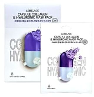 Capsule 2x Mask Pack Set - 3 Types Collagen & Hyaluronic