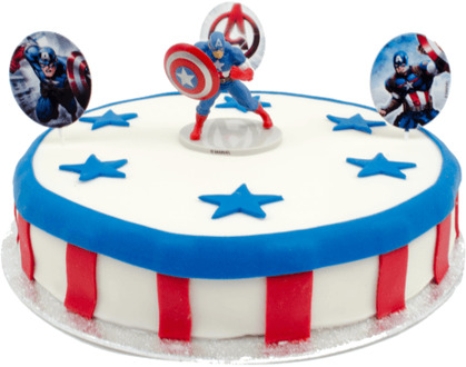 Captain America Marsepeintaart