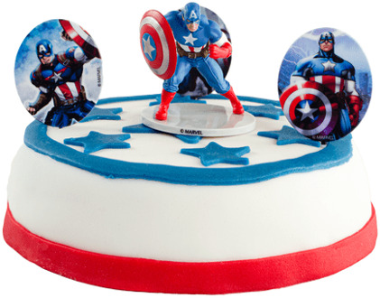 Captain America Marsepeintaartje