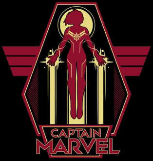 Captain Marvel Flying Warrior hoodie - Zwart - S - Zwart