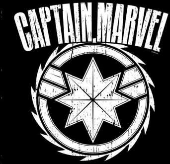 Captain Marvel Logo t-shirt - Zwart - 4XL