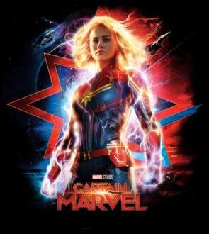 Captain Marvel Poster trui - Zwart - L - Zwart
