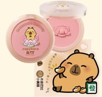 Capybara Edition Cheek Blusher - 7 Colors #02 Peach Tea - 3.8g