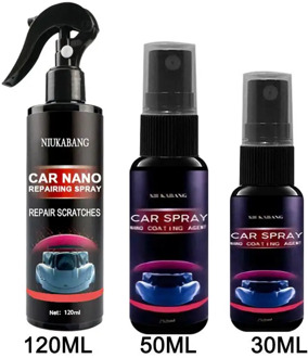 Car Anti-scratch Crystal Plating Coating Auto Lacquer Paint Care Polished Glass Coating Spray Car Scratch Repair Nano Spray