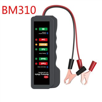 Car Auto Batterij Tester Mini 12V Auto Batterij Tester Auto Diagnostic Tool Digitale Dynamo Tester 6 Led Verlichting Display BM310