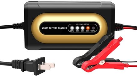 Car Battery Charger 12V 8A Automatische Smart Draagbare Batterij Oplader Lcd Power Display Reparatie Oplader Voor Auto Beige