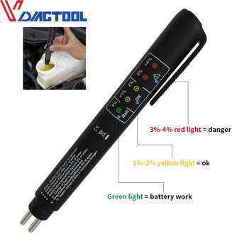 Car Brake Fluid Tester Car Diagnostic Tools 5 Leds Brake Fluid Testing Accurate Oil Quality Digital Vehicle Auto Automotive Test