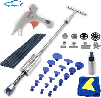 Car Dent Removal Tool Dent Repair Puller Kit Slide Hammer Suction Cups For Hail Damage Car Dent Repair Tool