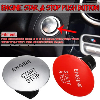 Car Keyless Engine Start Stop Push Button Switch System Door Push Button For Mercedes Benz Model W164 W205 W212 W213 W221 Series
