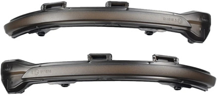 Car LED Dynamic Turn Signal Rearview Mirror Light for Golf 7 MK7 7.5 R Sportsvan Touran Blue-Yellow