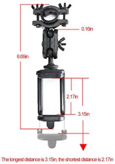 Car Phone Holder Rear Mirror Mount Mobile Bracket 360 Degree for 2.17-3.35" Cell Mobile Smart Phone Support Stand Holder GPS standaard- version