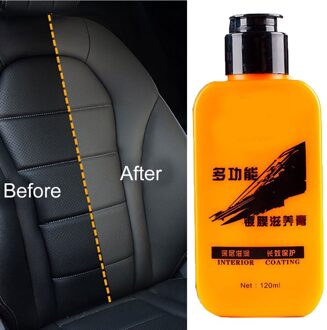 Car retreading agent interior leather maintenance cleaner Refurbisher Agent Instrument Panel Dust Glazing Wax Auto Accessories