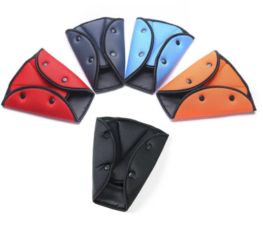Car Seat Safety Belt Cover Sturdy Adjustable Triangle Safety Seat Belt Pad Clips Baby Child Protection Car-Styling Car Goods