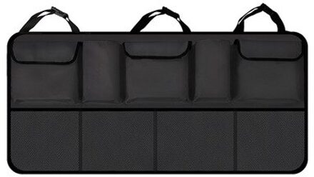 Car Seat Terug Storage Opknoping Bag Suv Auto Waterdichte Opslag Opbergdoos Netto Zak In-Auto Levert zwart groot