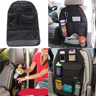 Car Seat Terug Storage Zwart Opknoping Opvouwbare Organizer Multi-Pocket Zakken Met Touch Screen Tablet Holder Seat Back Protectors