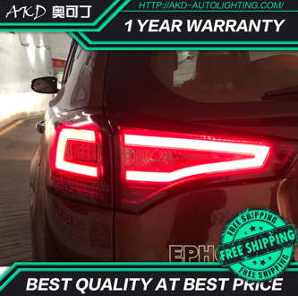 Car Styling Taillight Tail Lights For Toyota RAV4 2013 2014 2015 2016 Rear Lamp DRL + Dynamic Turn Signal + Reverse + Brake LED