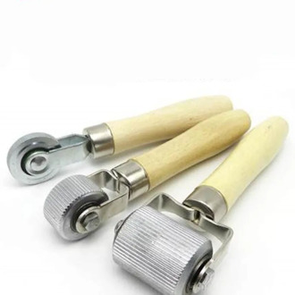 Car tire repair tool portable solid metal roller tire repair roller sound insulation construction board decoration roller