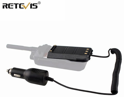 Car/Vehicle Charger Battery Eliminator 12-24V Walkie Talkie Accessories For TYT MD-380 MD380 MD 380 RETEVIS RT3 RT3S J9110J