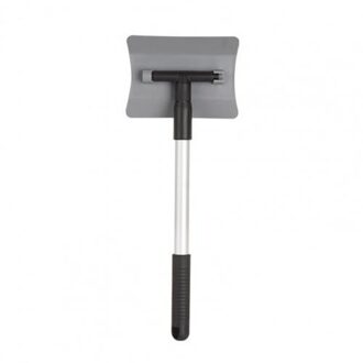 Car Verstelbare Voorruit Sneeuw Borstel Schop Ice Removal Schraper Schoonmaak Tool Auto-onderdelen grijs