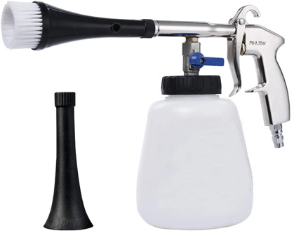 Car Wash Cleaning Gun For Tornador High Pressure Washer Car Interior Deep Cleaning Gun For Cockpit Care With Brush Air Operated