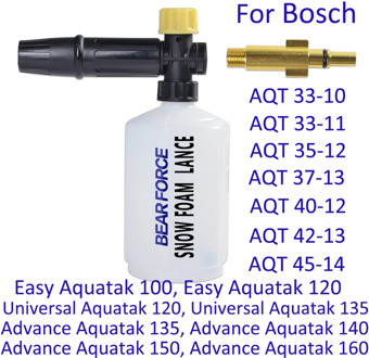 Car Washer Snow foam lance foam generator Soap Foamer Car Foam Wash Sprayer Foam Gun Nozzle Maker for Bosch High Pressure Washer