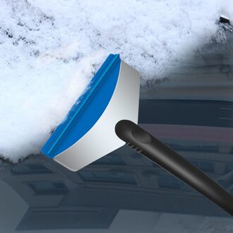 Car Window Voorruit Voorruit Ijskrabber Sneeuw Remover Rvs Schop Tpr Schraper Auto Ice Sneeuw Schoonmaken Tool