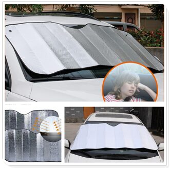 Car Window Zonnescherm Gordijn Voorruit Schuim Screen Zonnescherm Cover Auto Voertuig Window Cover
