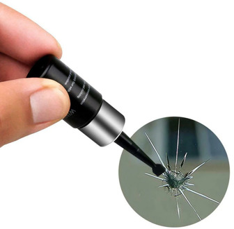 Car Windshield Repair tool DIY Window Repair Tools Windscreen Glass Scratch Crack Restore Window Screen resin+blade+strips WWO