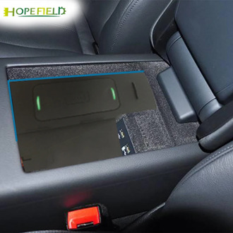Car wireless charger for Audi A6 C7 A7 2016 2014 cordless charging board mount phone holder for iphone se qi fast charge adpter