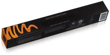 Caramel Crème Brûlée Barista Creations 10 original Nespresso capsules