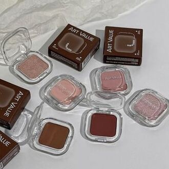Caramel Single Eyeshadow - 6 Colors 03# Nude Apricot - 2g