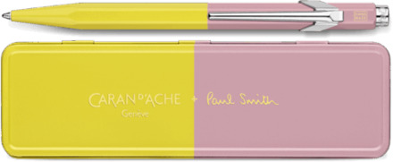 Caran d'ache 849 b. p. paul smith, chartreuse/rose