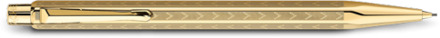 Caran d'ache ecridor vulpotlood 0,7 mm chevron, verguld